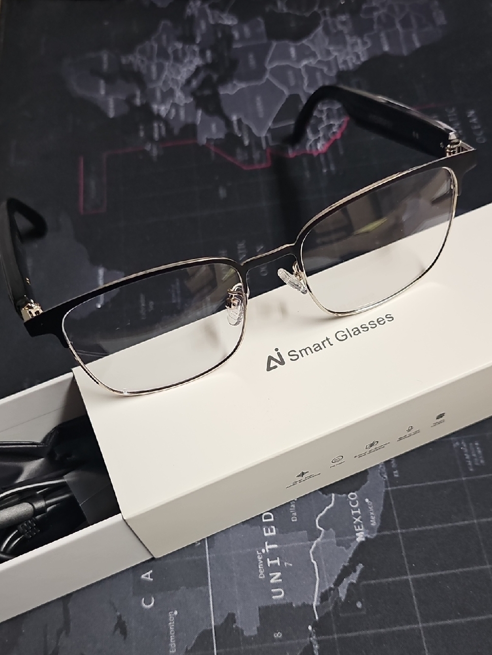 Ai Smart Glasses With Speakers In Arms Plus Ai Assistant NEW